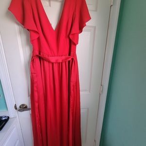 DB Studio Size 12 Bridesmaid Dress (red)